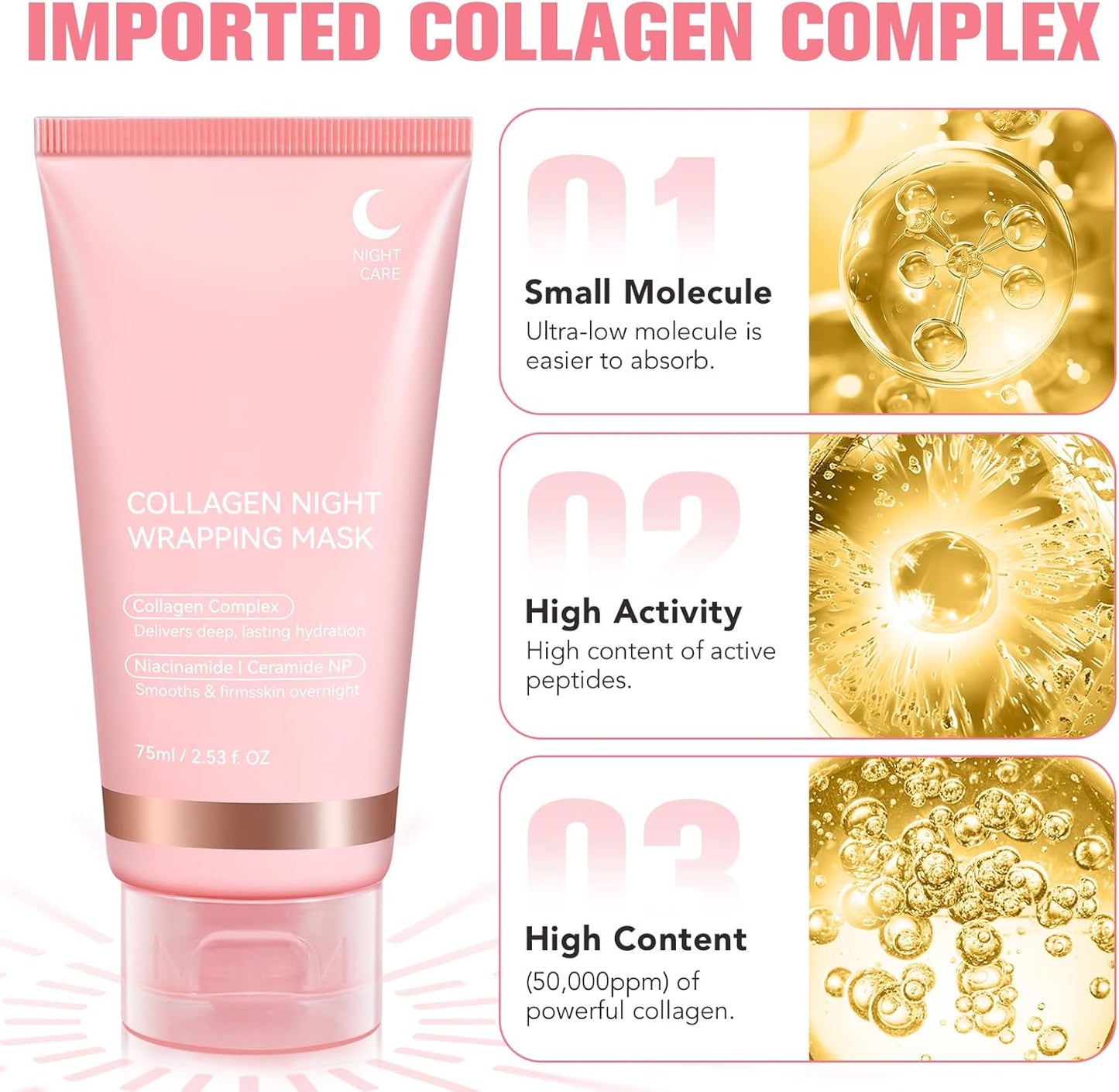 Collagen Night Wrapping Peel Off Mask